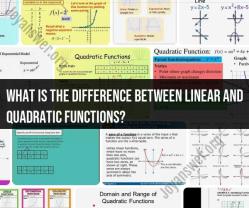 Linear vs. Quadratic Functions: Differentiation and Properties