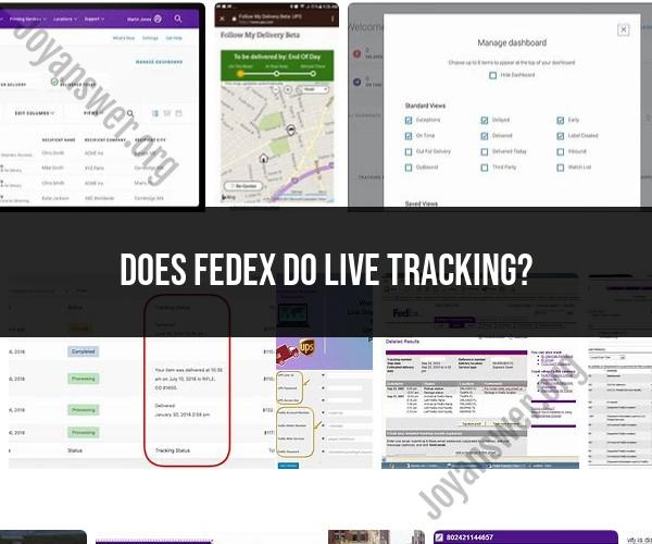 Live Tracking with FedEx: Real-Time Shipment Monitoring