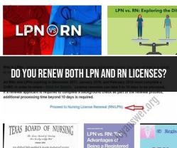 LPN and RN License Renewal: What You Need to Know