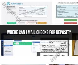 Mailing Checks for Deposit: Banking Procedures