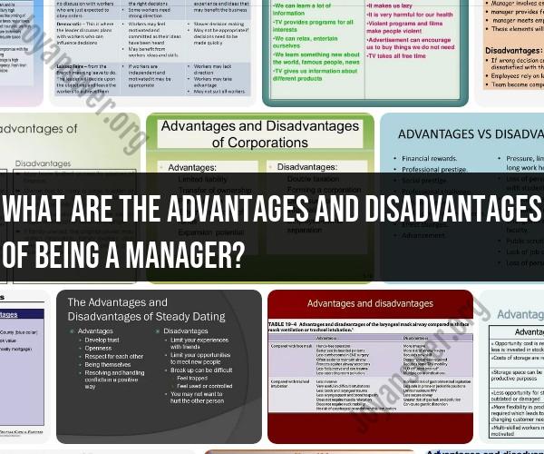 Managerial Roles: Exploring Advantages and Disadvantages