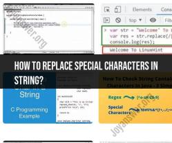 Managing Special Characters in Strings: Techniques and Tips
