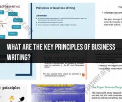 Mastering Key Principles of Effective Business Writing