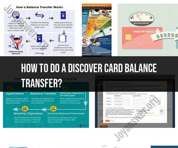 Mastering the Art of Discover Card Balance Transfers