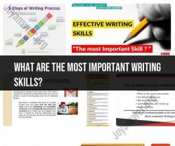 Mastering the Most Essential Writing Skills