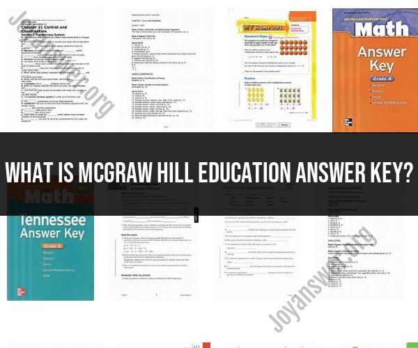 McGraw Hill Education Answer Key: Access and Utilization