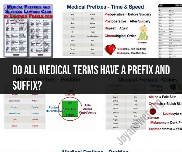 Medical Terminology: The Role of Prefixes and Suffixes