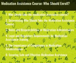 Medication Assistance Course: Who Should Enroll?