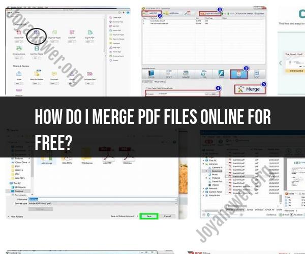 Merging PDF Files Online for Free: Easy Methods