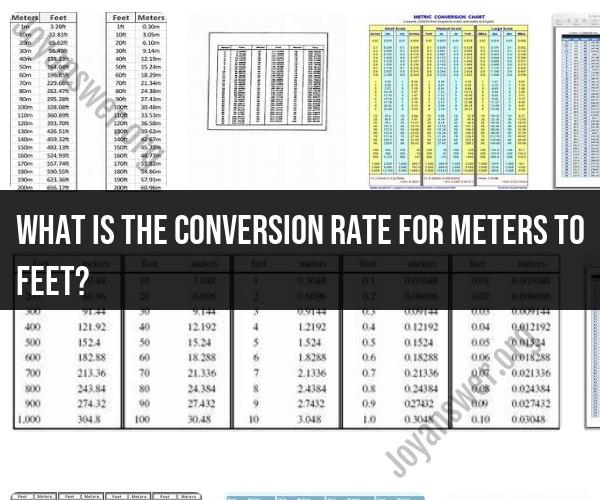 Meter to Feet Conversion Rate: Quick Reference Guide