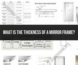 Mirror Frame Thickness: Aesthetic and Functional Considerations