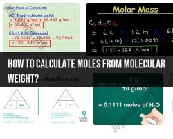 Molecular Weight to Moles: Calculating with Precision