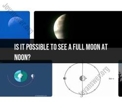 Moon Visibility at Noon: Understanding Lunar Phases