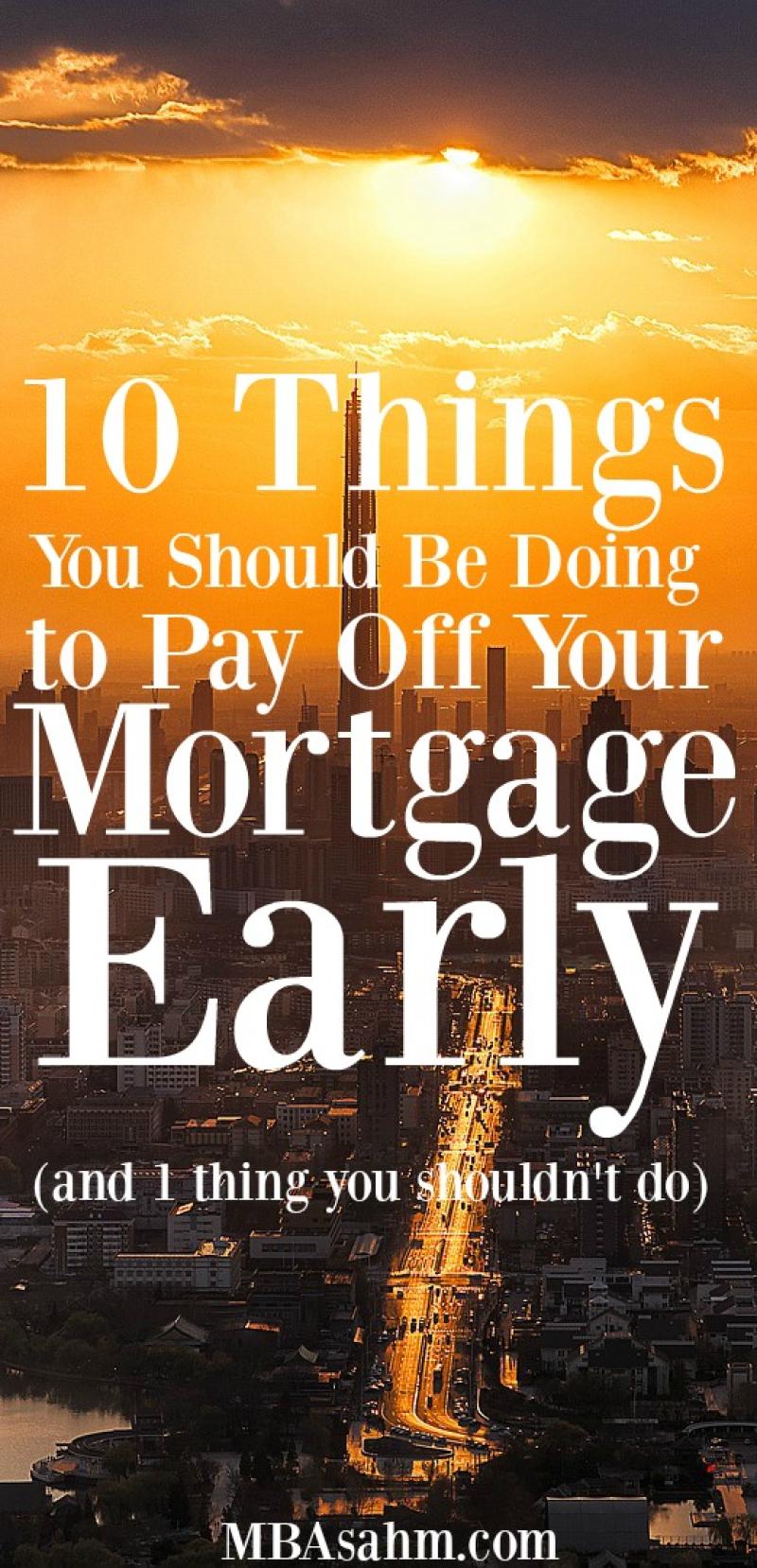 Mortgage Payoff Strategy: Early Payment Considerations