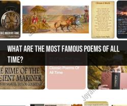 Most Famous Poems of All Time: Celebrated Literary Works