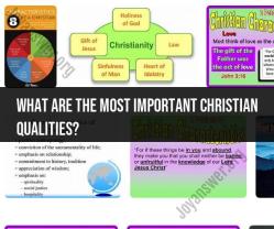 Most Important Christian Qualities: Faith and Values