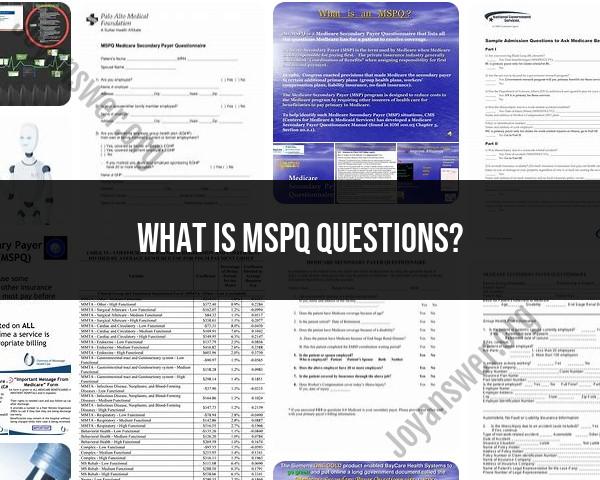 MSPQ Questions: Understanding the Inquiry