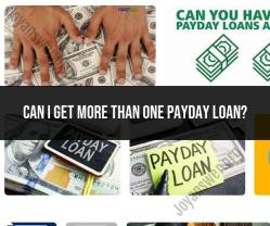 Multiple Payday Loans: Understanding the Possibilities