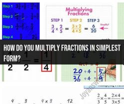 Multiplying Fractions in Simplest Form: Fractional Multiplication