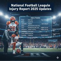 National Football League Injury Report 2025 Updates