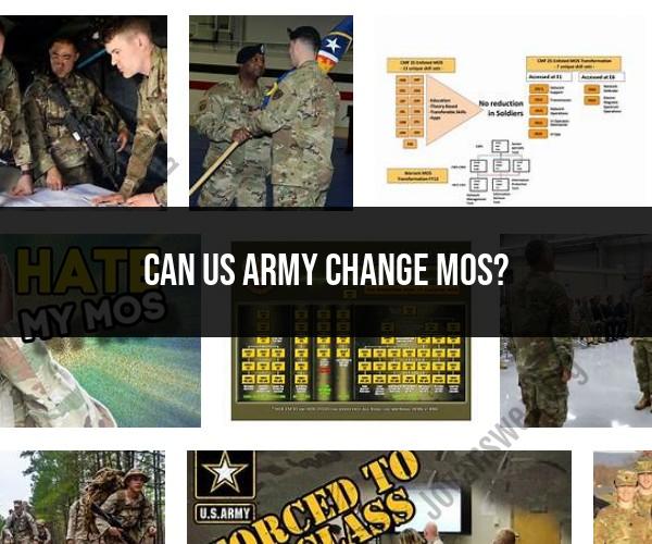 Navigating Military Career Path: Understanding MOS Changes