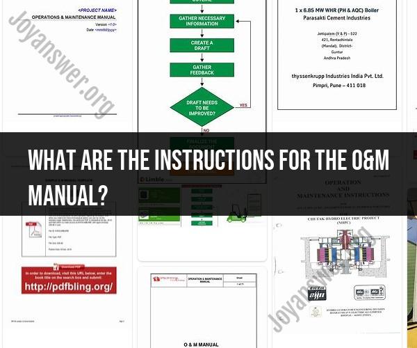 Navigating O&M Manual Instructions: User's Guide