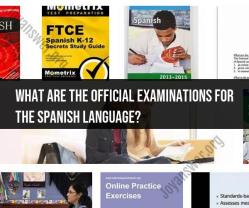 Navigating Official Spanish Language Examinations: A Comprehensive Guide