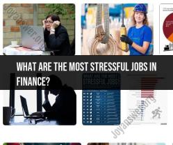 Navigating Stressful Waters: The Most Stressful Finance Jobs