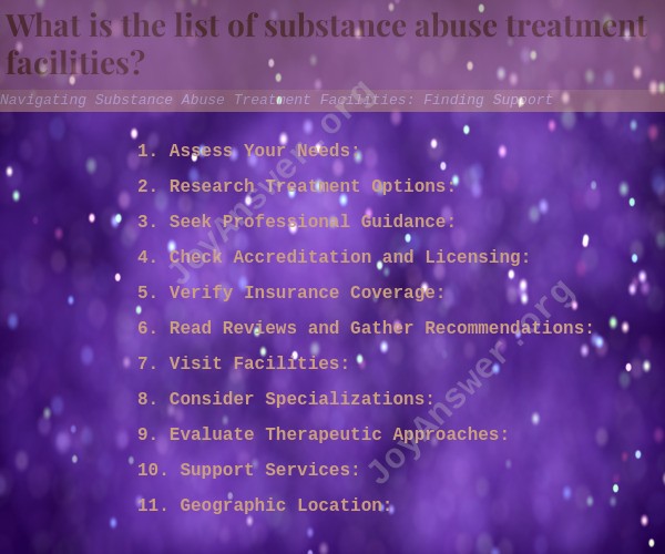 Navigating Substance Abuse Treatment Facilities: Finding Support