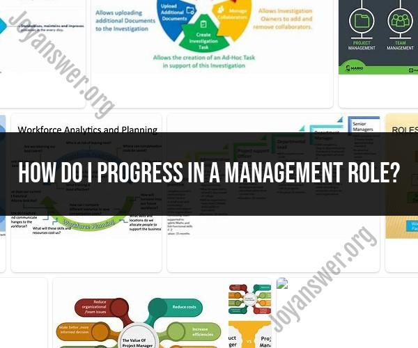 Navigating the Path to Advancement: Progressing in a Management Role