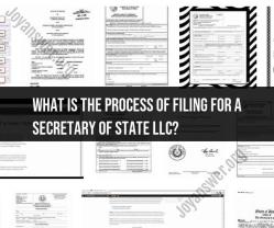 Navigating the Process of Filing for a Secretary of State LLC
