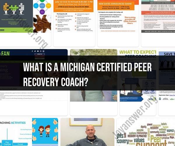 Navigating the Role of a Michigan Certified Peer Recovery Coach
