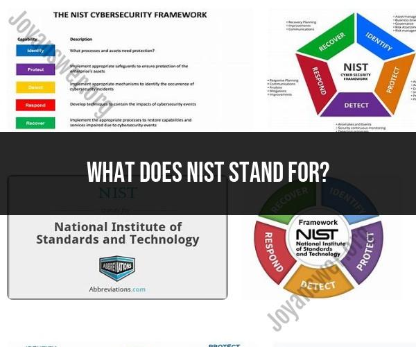 NIST: Understanding the Acronym and Its Significance