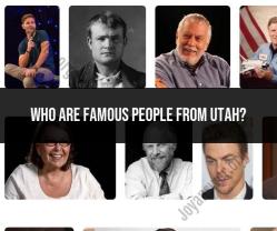 Notable Figures from Utah: Famous Personalities