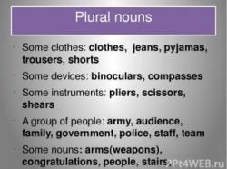 Nouns Used Exclusively in the Plural Form: Examples and Instances