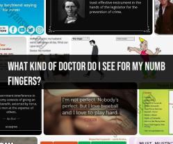 Numb Fingers: Which Doctor to Consult