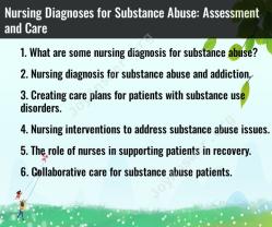Nursing Diagnoses for Substance Abuse: Assessment and Care