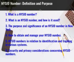 NYSID Number: Definition and Purpose