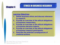 Objectives of Business Ethics: Fostering Responsible Practices