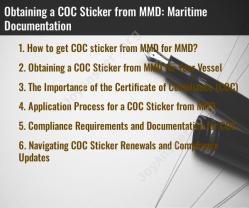 Obtaining a COC Sticker from MMD: Maritime Documentation
