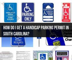 Obtaining a Handicap Parking Permit in South Carolina