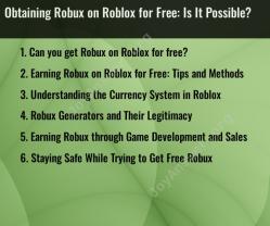 Obtaining Robux on Roblox for Free: Is It Possible?