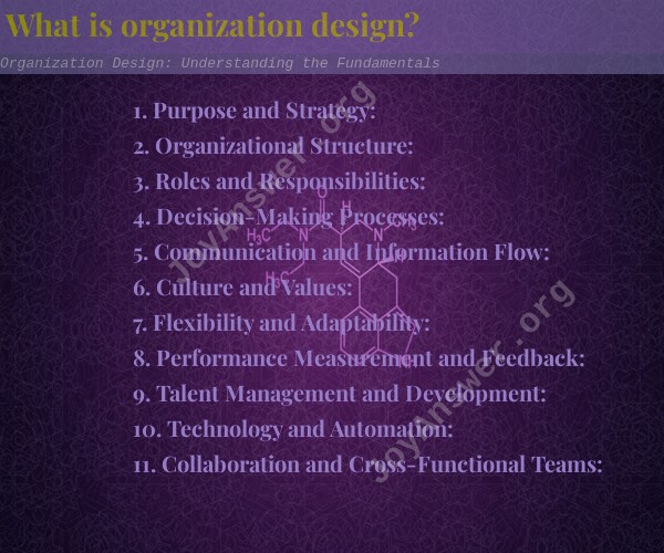 Organization Design: Understanding the Fundamentals