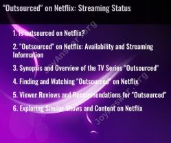 "Outsourced" on Netflix: Streaming Status