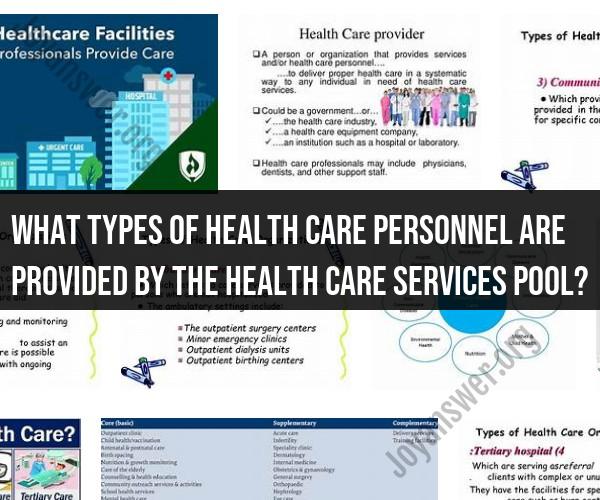 Overview of Health Care Personnel in the Services Pool