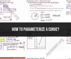 Parameterizing a Curve: Mathematical Concept and Application