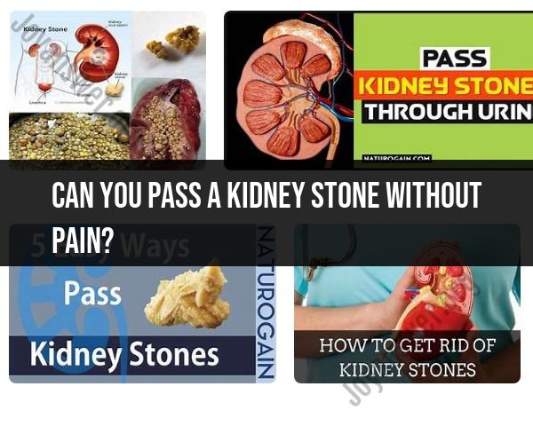 Passing a Kidney Stone Without Pain: Is It Possible?