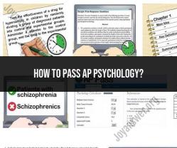 Passing AP Psychology: Tips and Study Advice