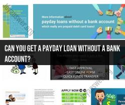 Payday Loans Without a Bank Account: Is It Possible?