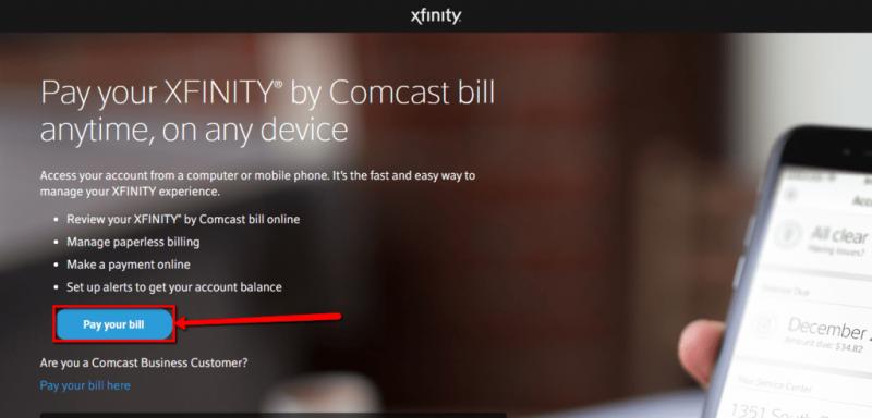 Paying Comcast Xfinity Bill: Payment Procedures